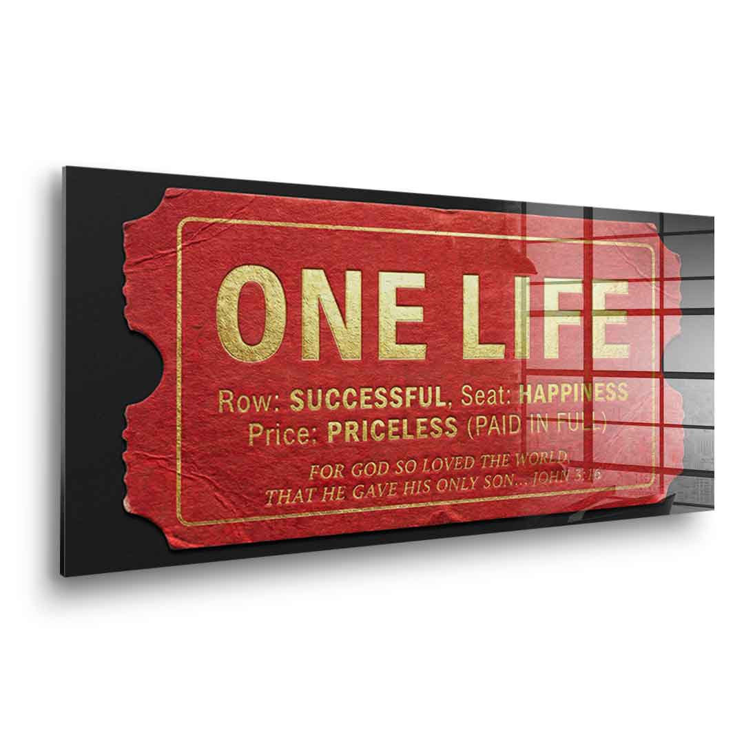 One Life - Acrylic glass