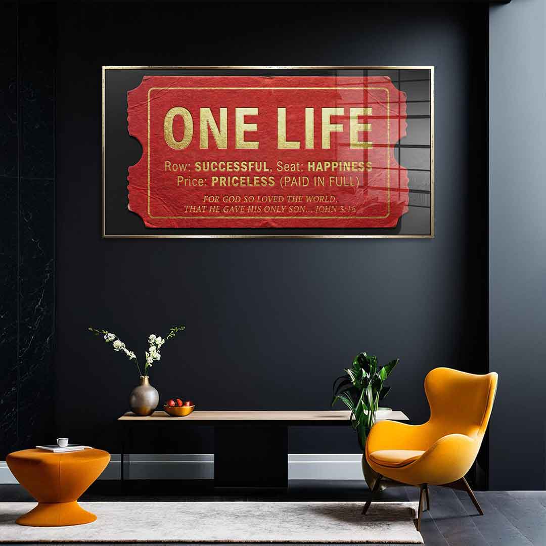 One Life - Acrylic glass