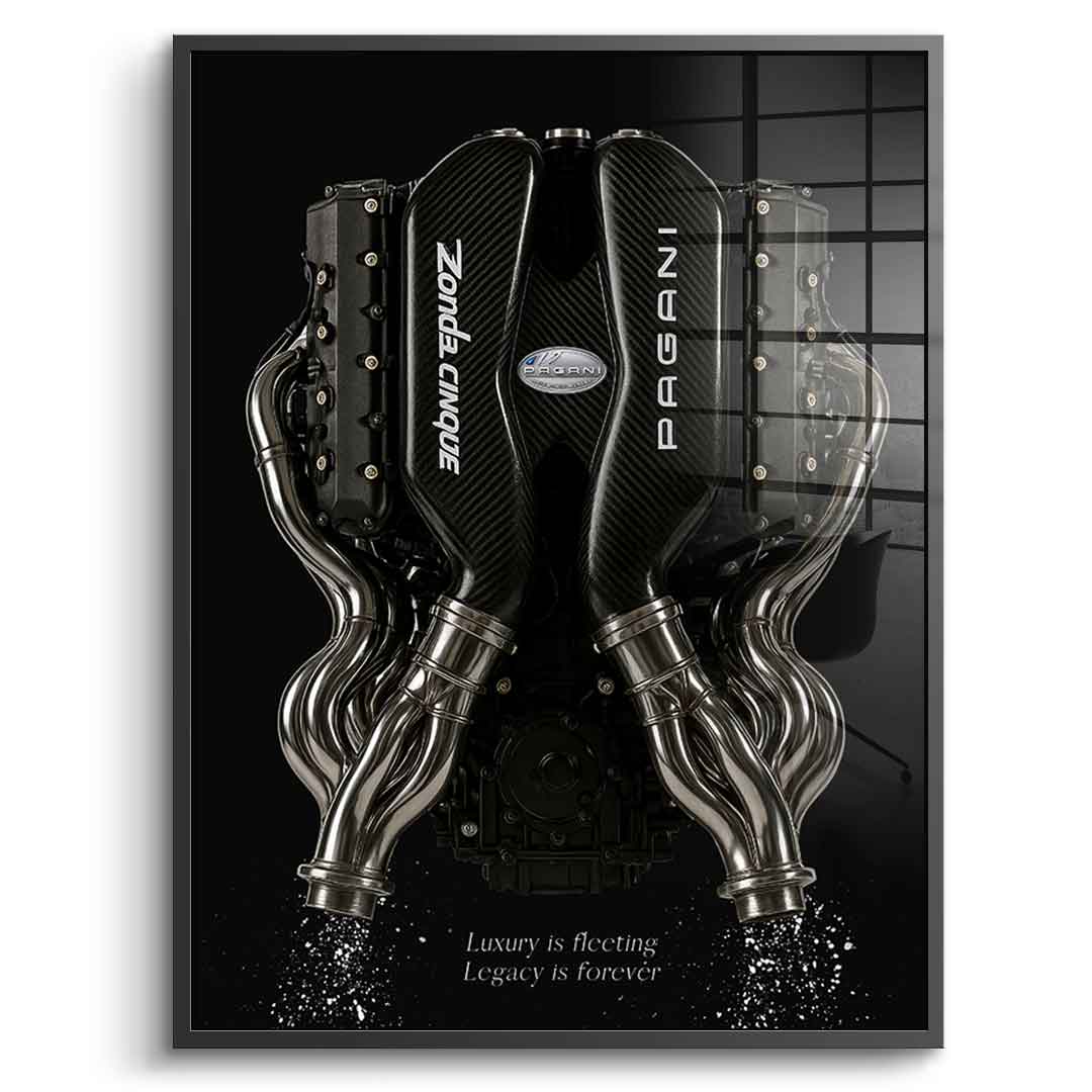 Pagani Engine - Acrylic glass