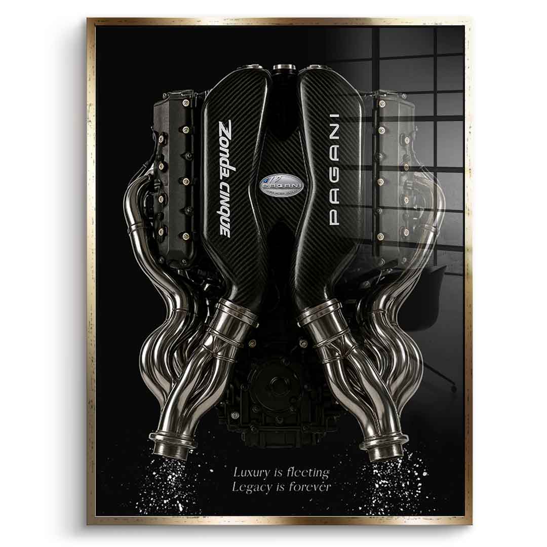 Pagani Engine - Acrylic glass