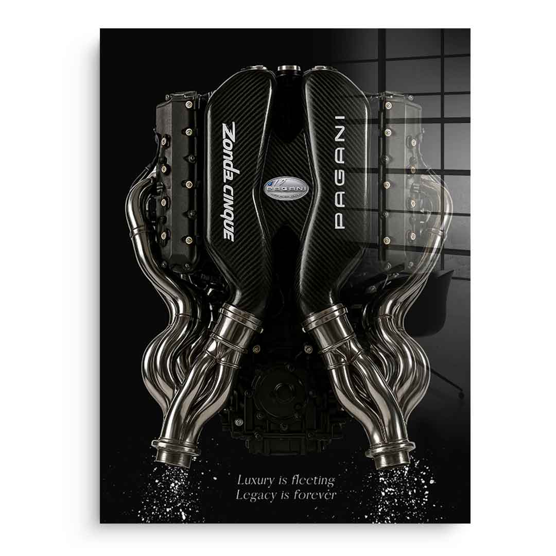 Pagani Engine - Acrylic glass