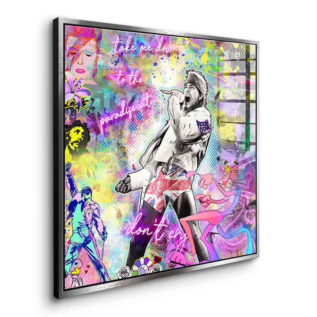 Paradise City - Acrylglas