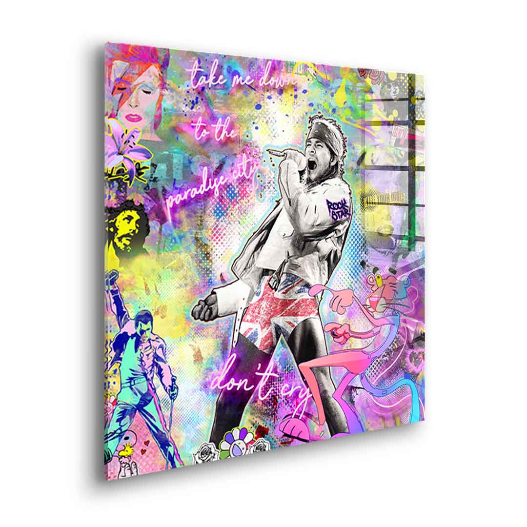 Paradise City - Acrylglas