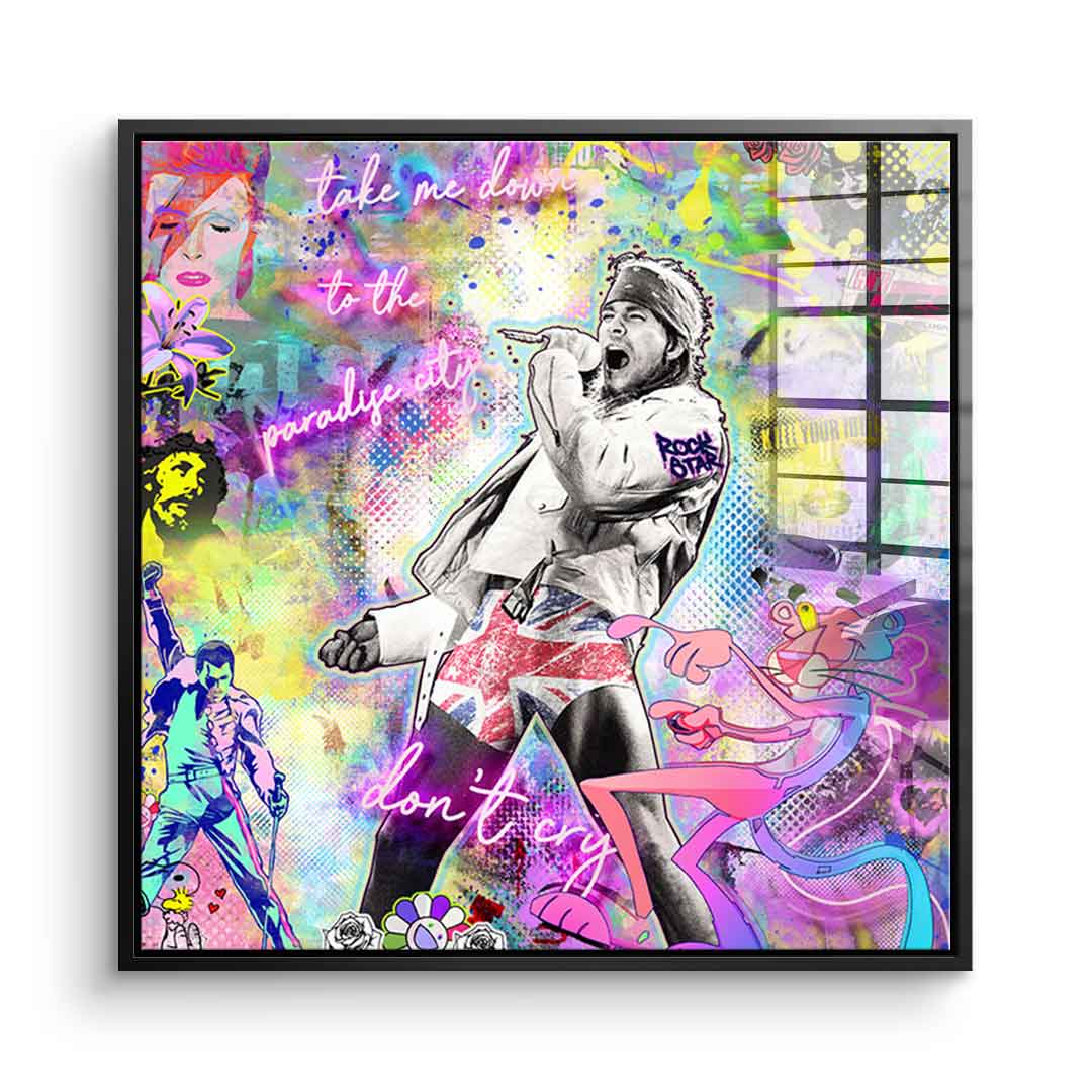 Paradise City - Acrylglas