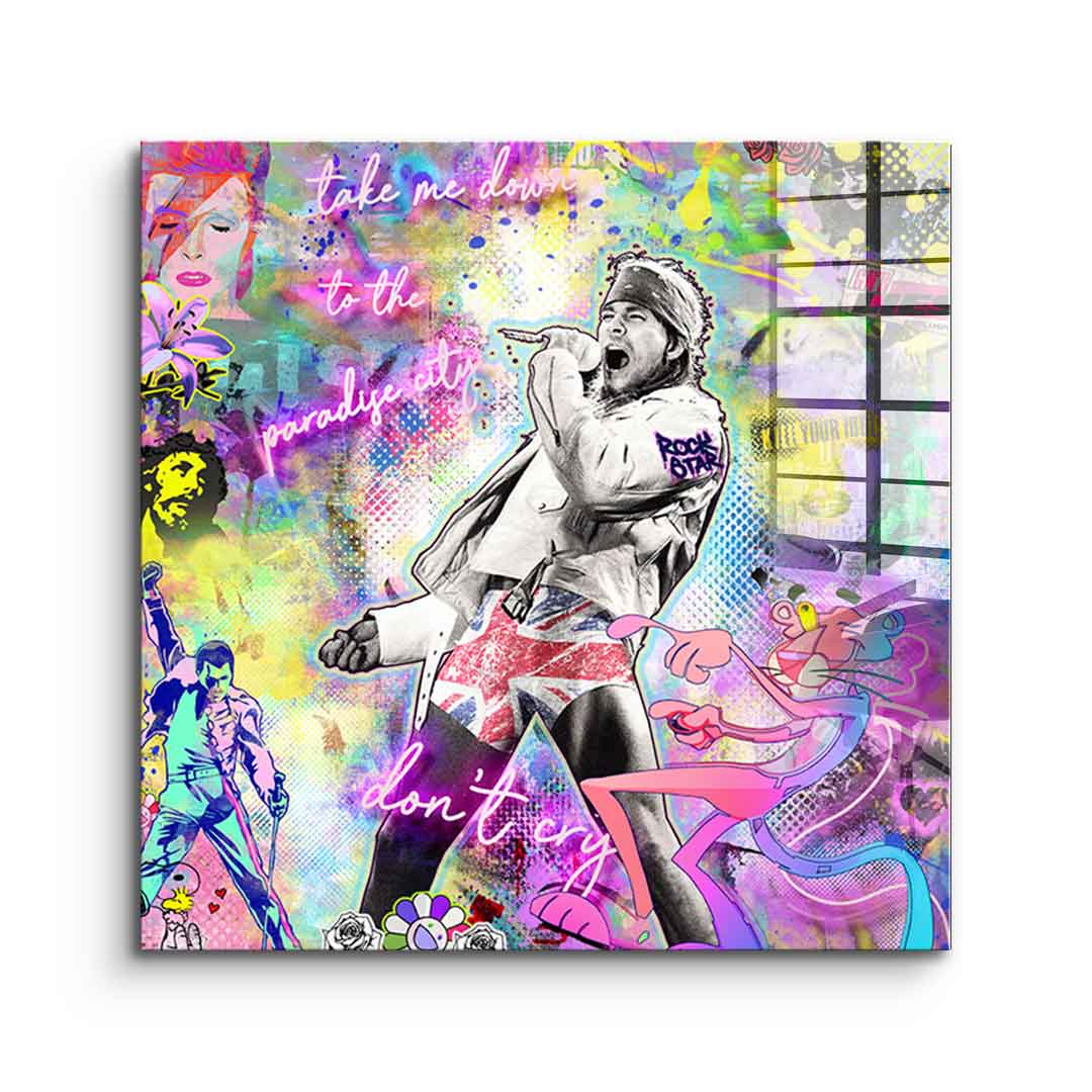 Paradise City - Acrylglas