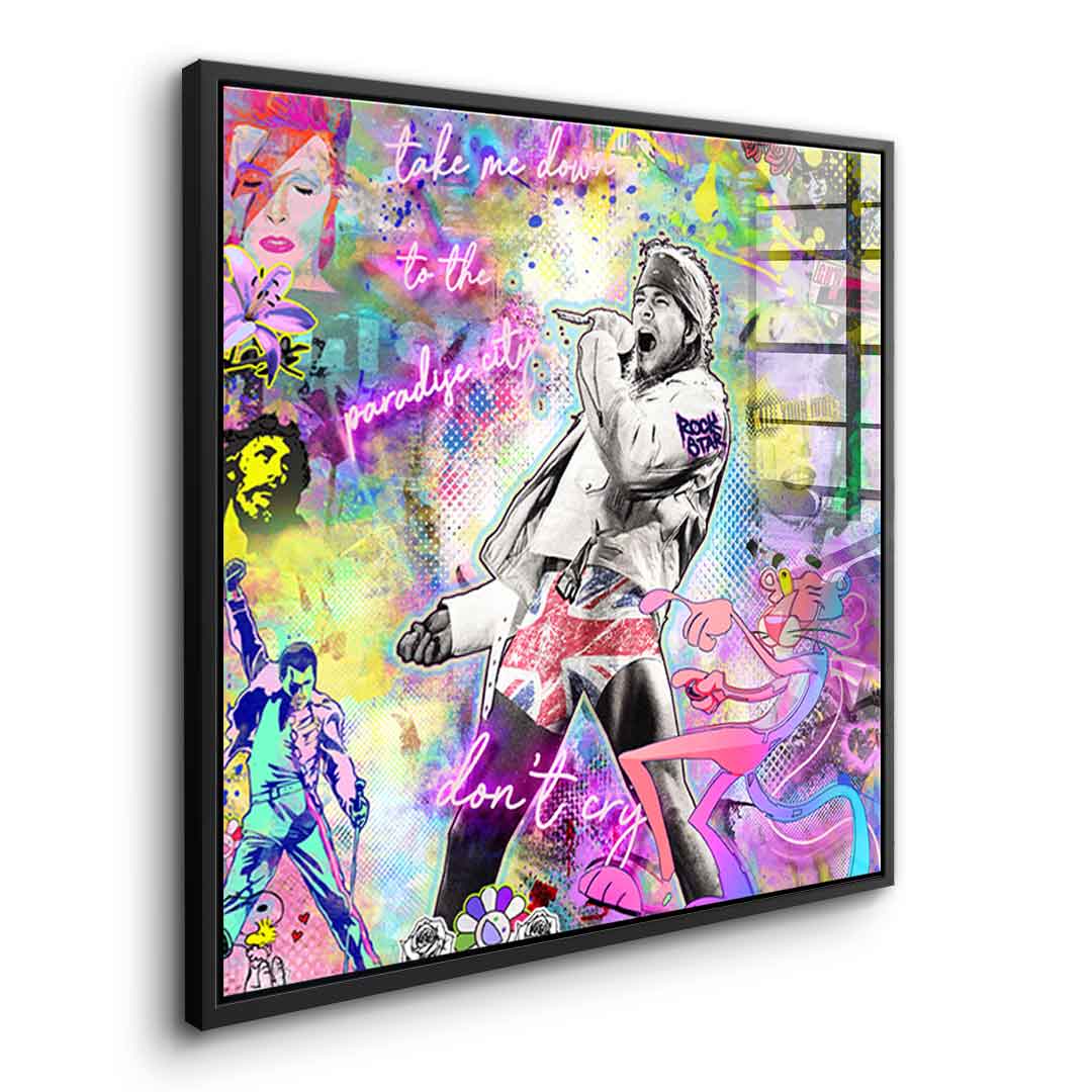 Paradise City - Acrylglas