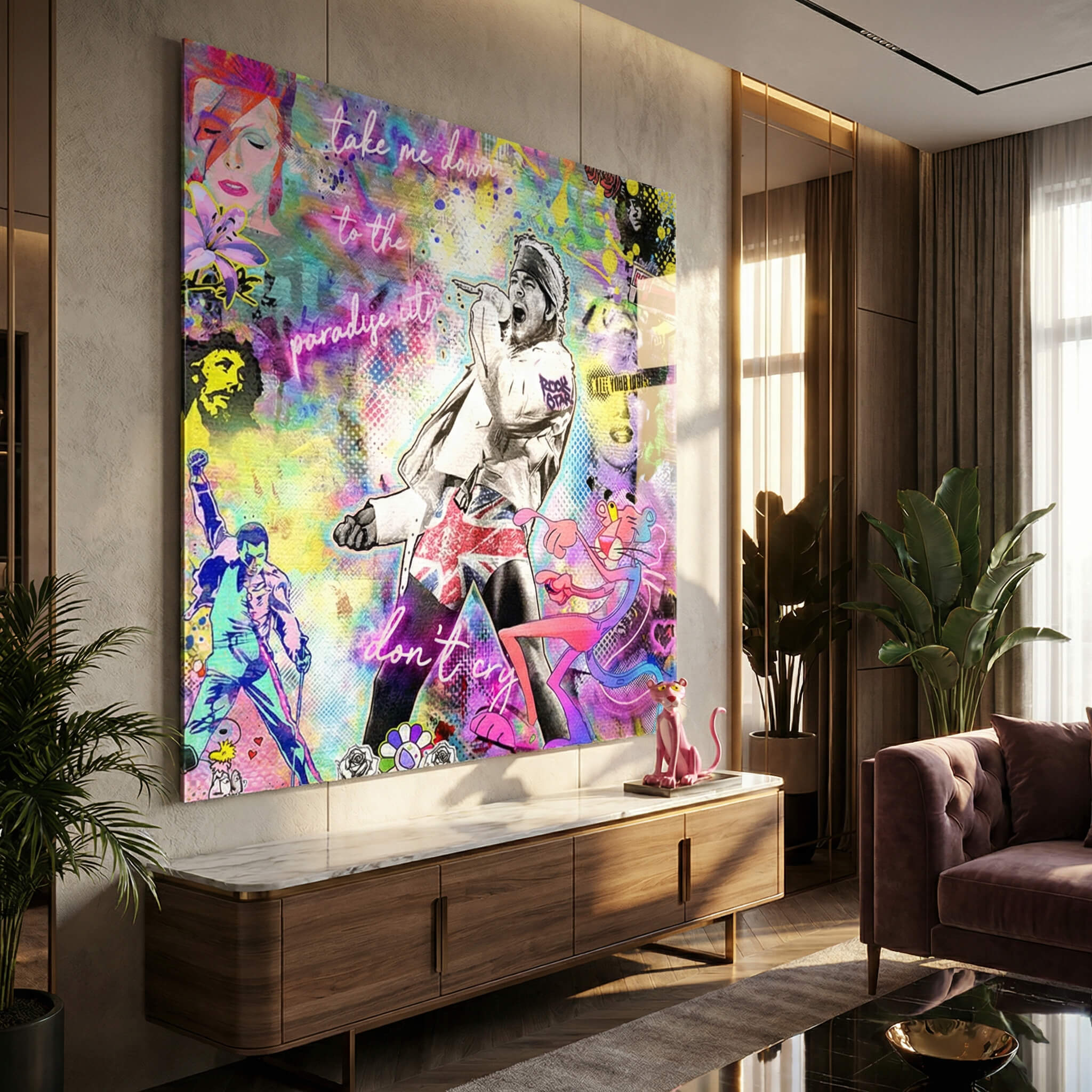 Paradise City - Acrylglas