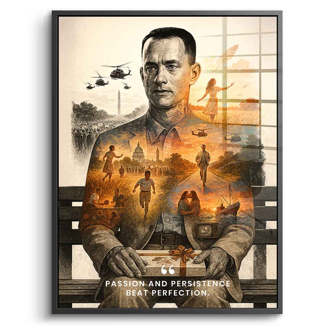 Passion and Perseverance - acrylic glass