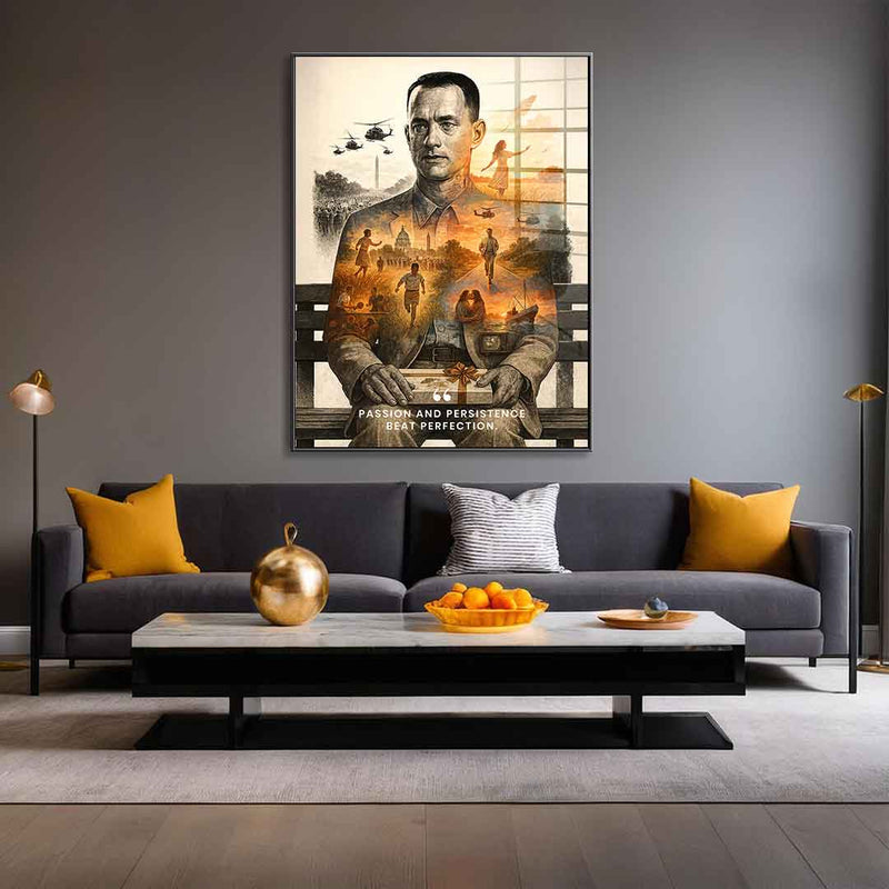 Passion and Perseverance - Acrylglas