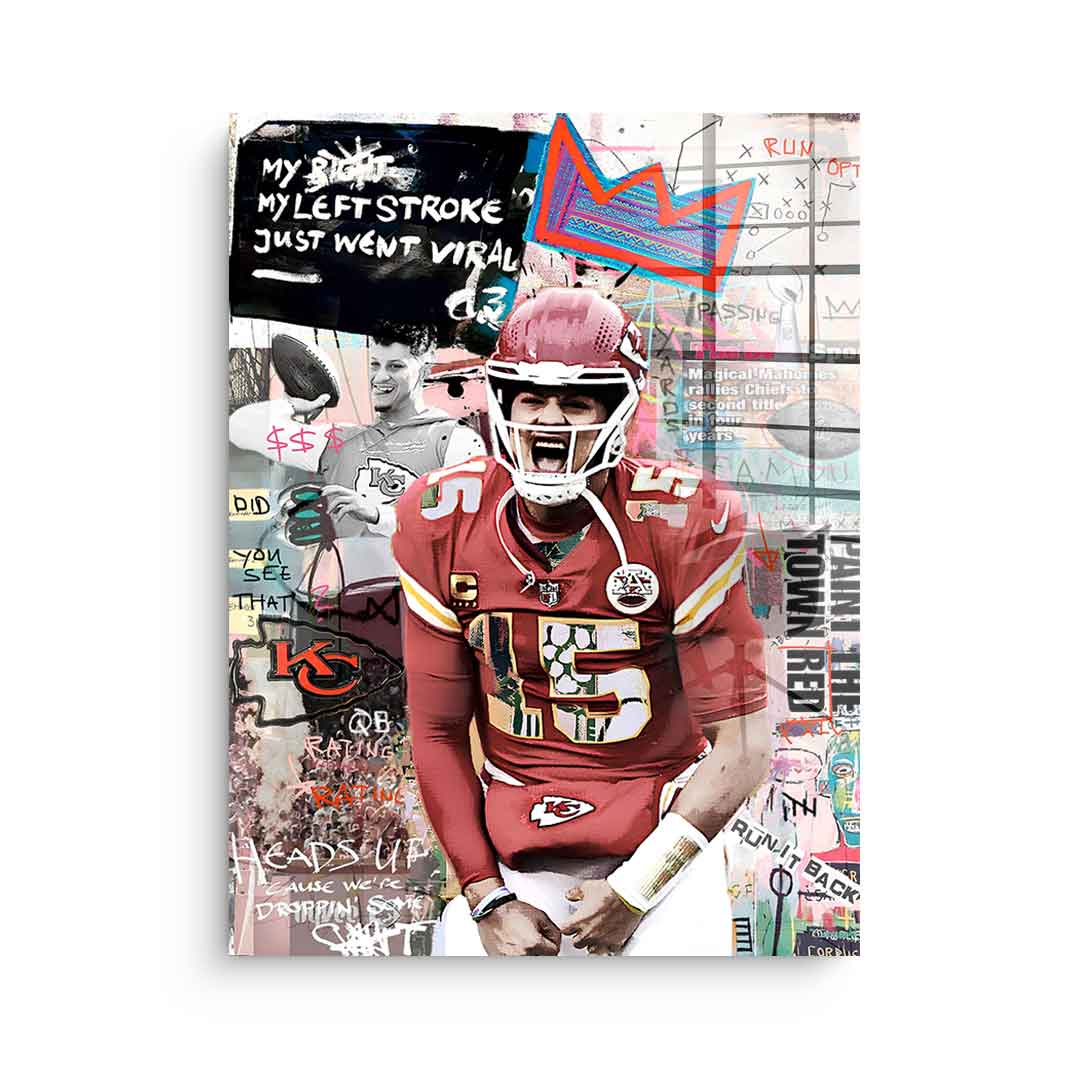 Pat Mahomes - Acrylic glass