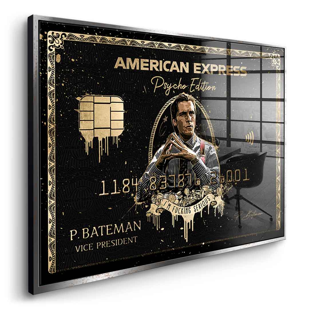 Royal American Express - Patrick Bateman - Acrylic glass