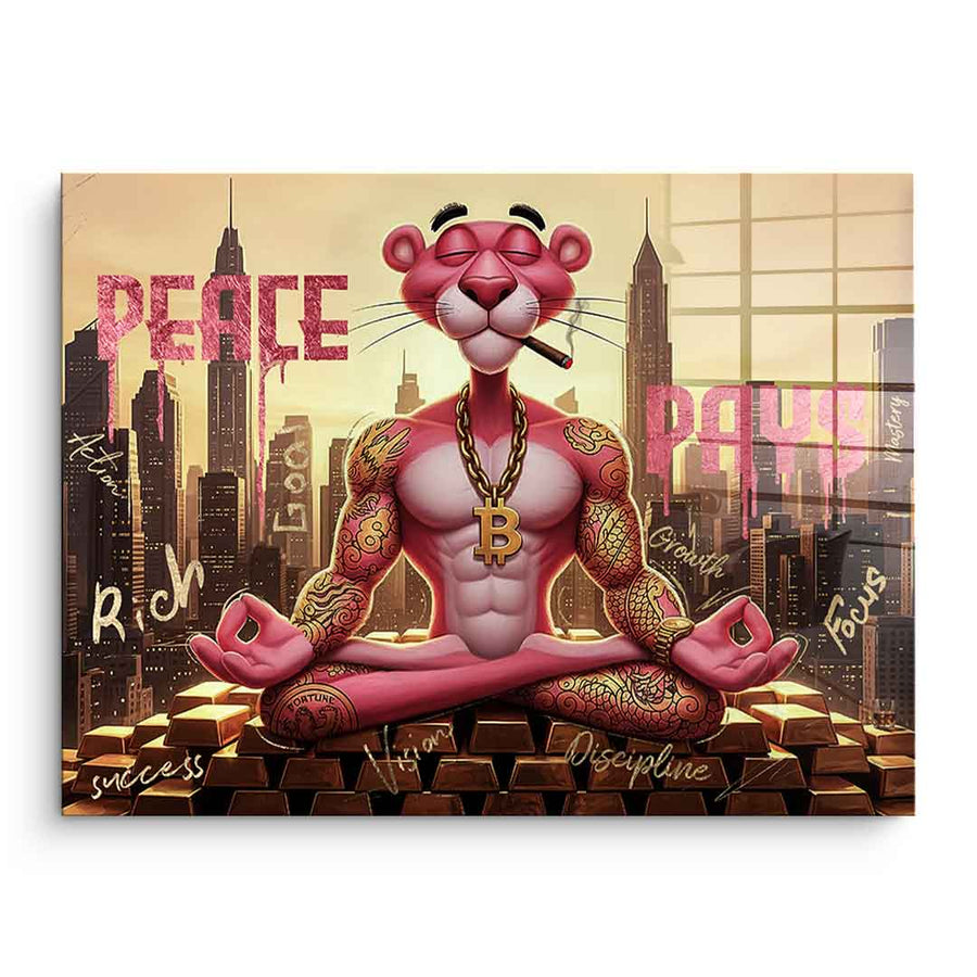 Peace Pays - Acrylic glass – front