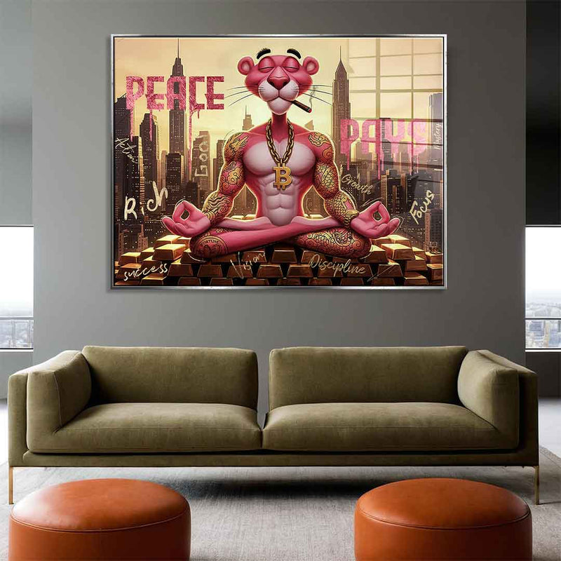 Peace Pays - Acrylglas