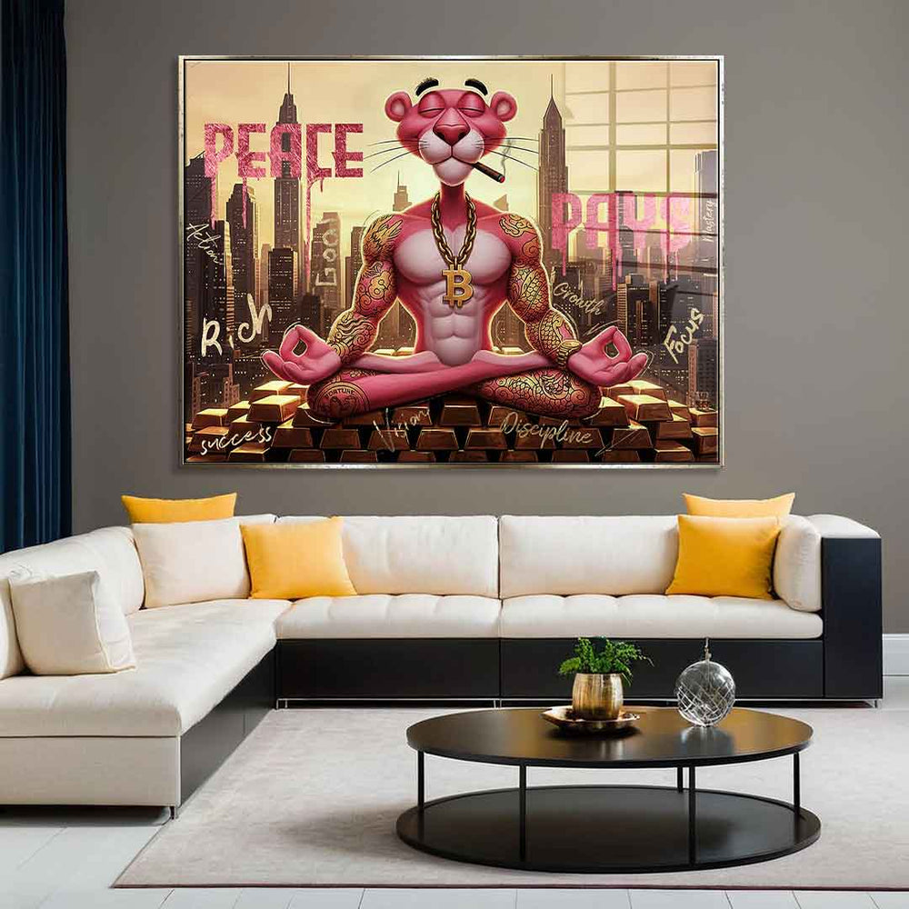 Peace Pays Acrylglasbild – Ansicht 3