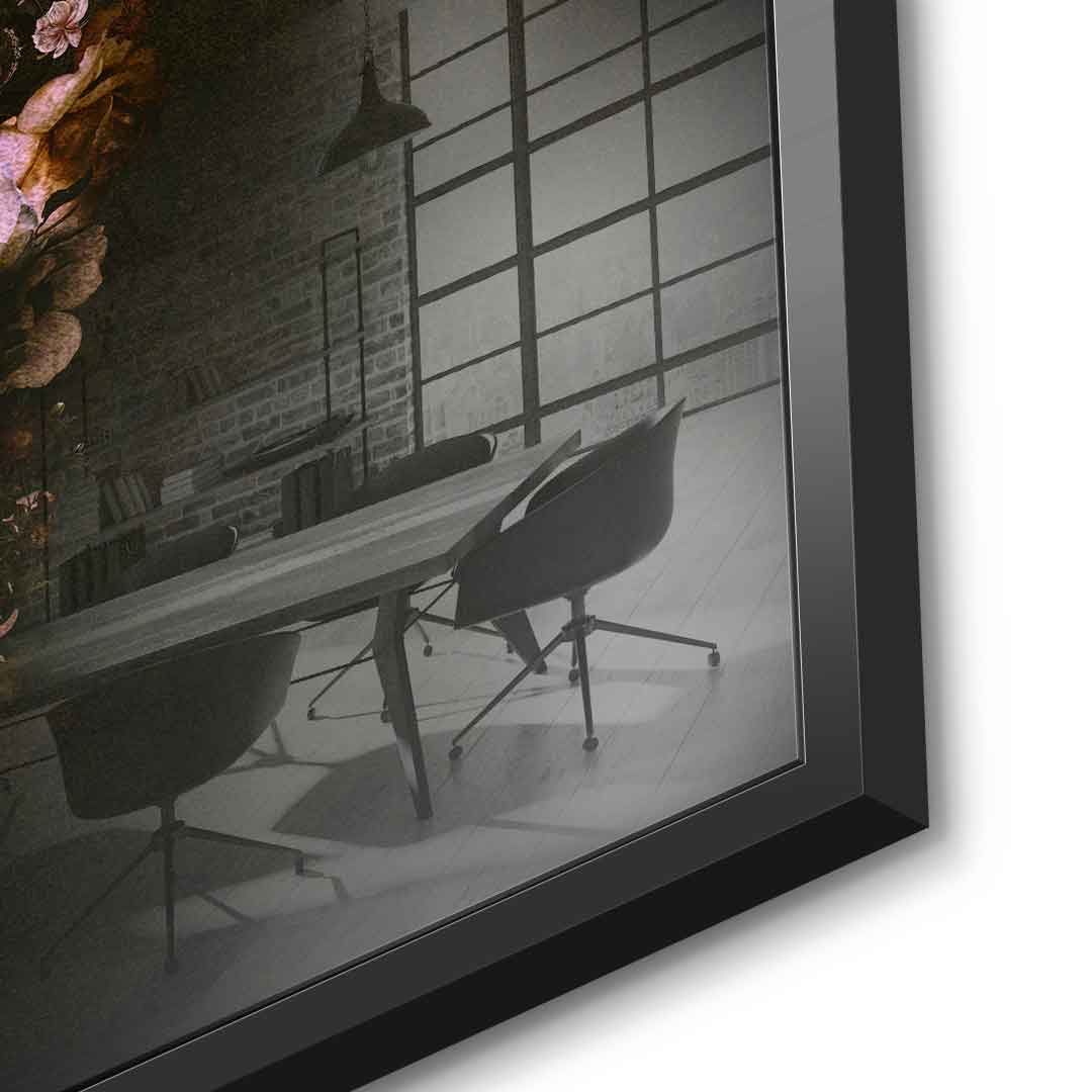 Peachy Skull - Acrylglas