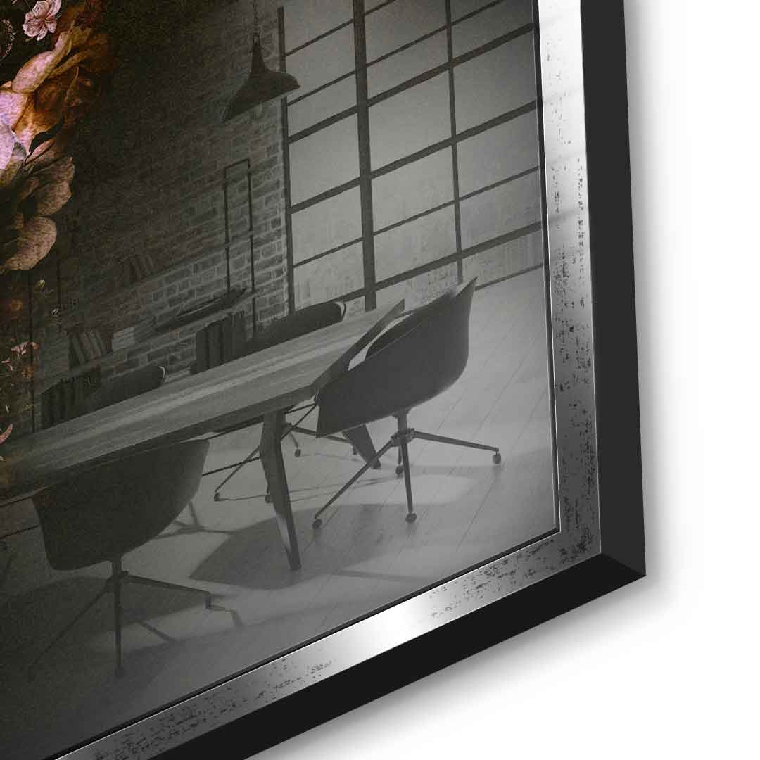 Peachy Skull - Acrylglas