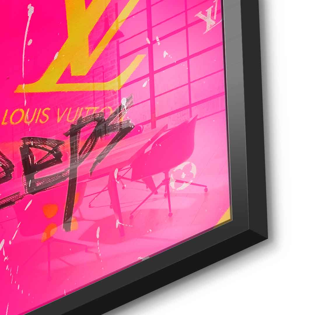 Pink Money Never Sleeps - Acrylic Glass