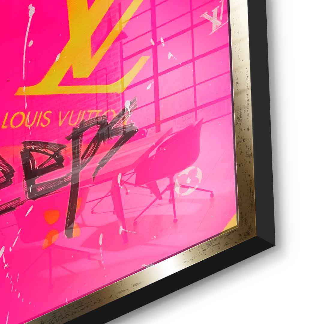 Pink Money Never Sleeps - Acrylic Glass