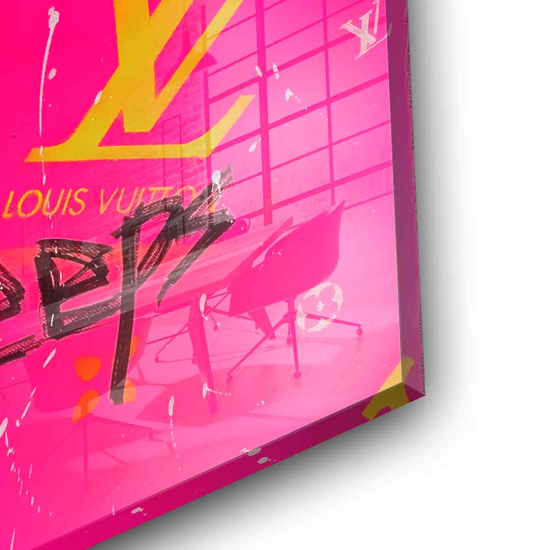 Pink Money Never Sleeps - Acrylic Glass