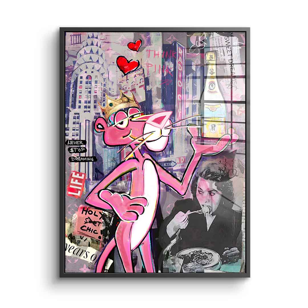 Pink Panther Cristal - Acrylic glass