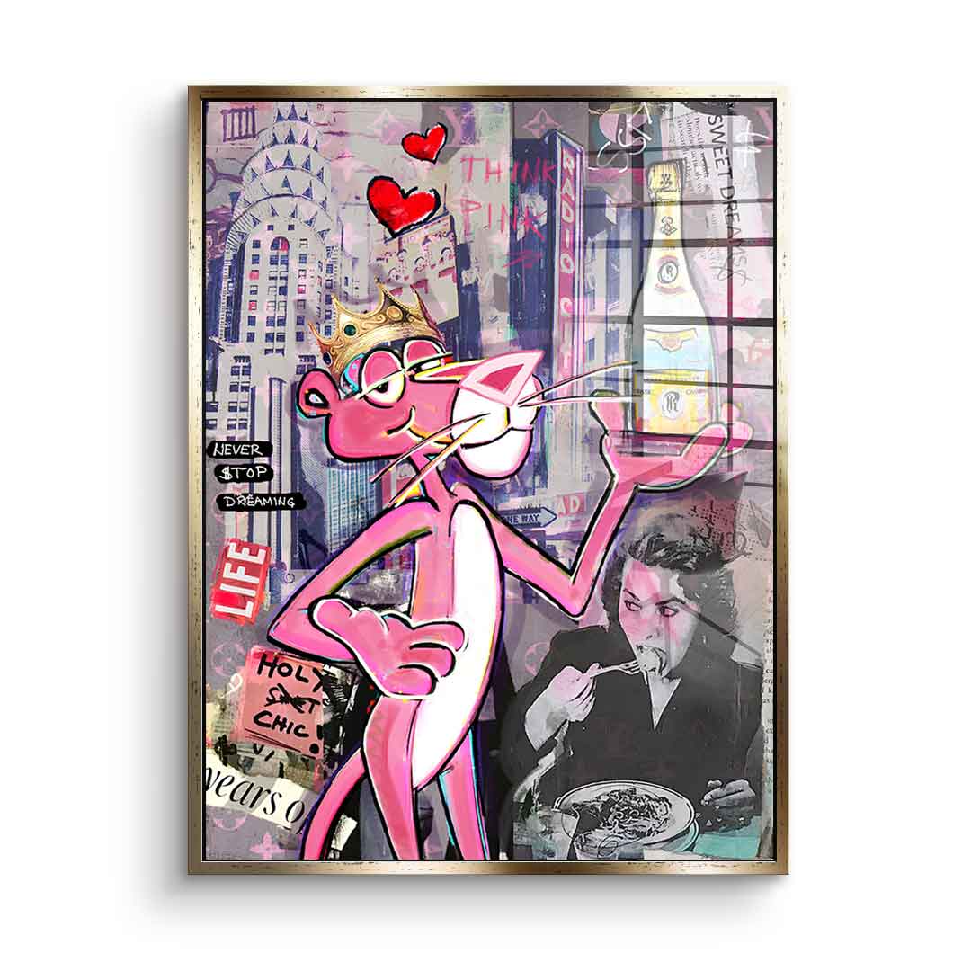 Pink Panther Cristal - Acrylic glass