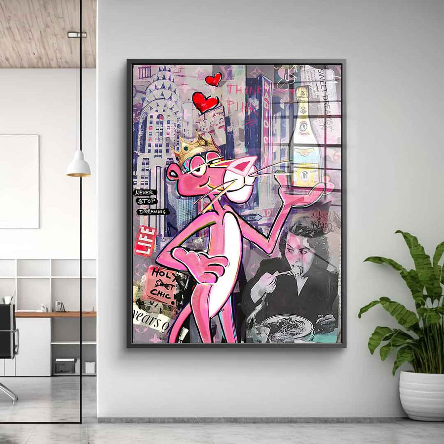 Pink Panther Cristal - Acrylic glass