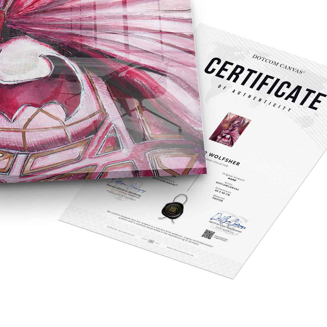 Pinkman - The neon Knight - Acrylglas