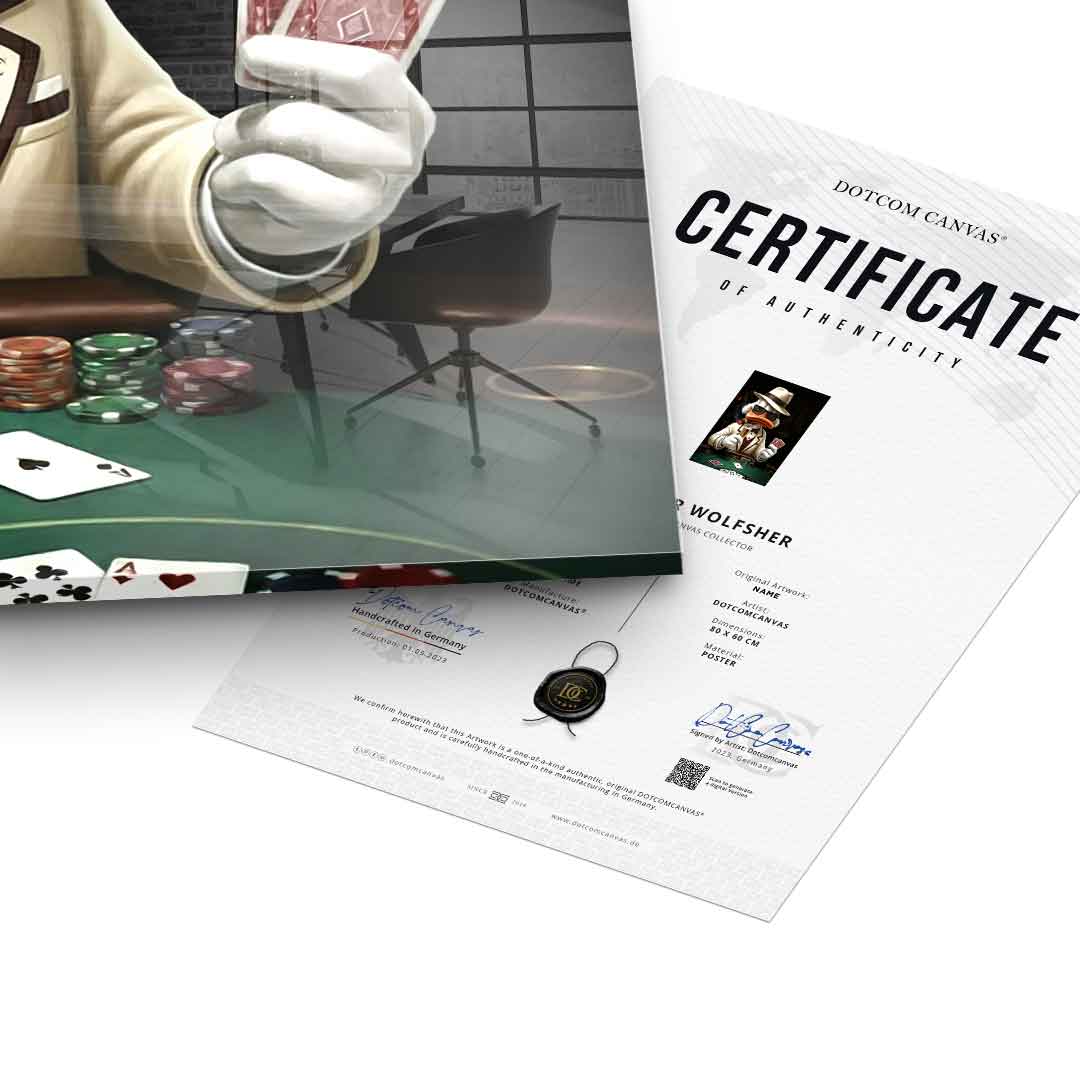 Poker Night - acrylic glass