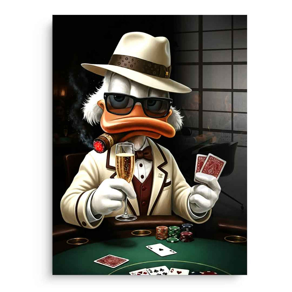 Poker Night als Acrylglasbild – Motivationsbild von DOTCOMCANVAS®