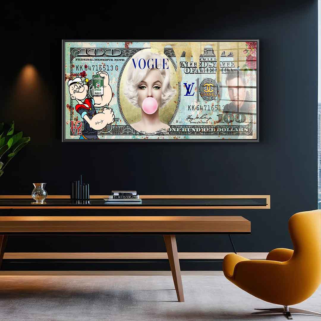 Pop Art Bill - Acrylglas