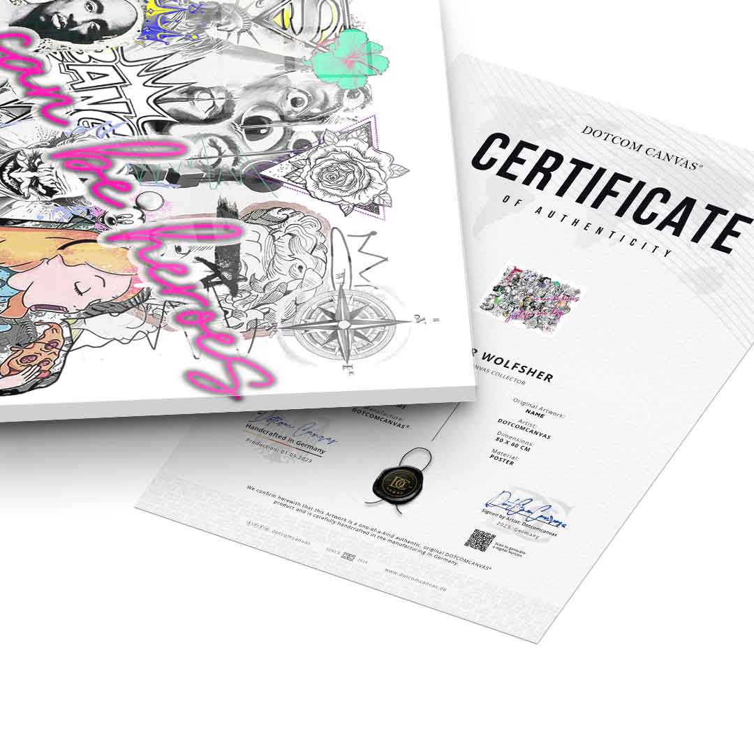 Pop Art Collage - Acrylglas