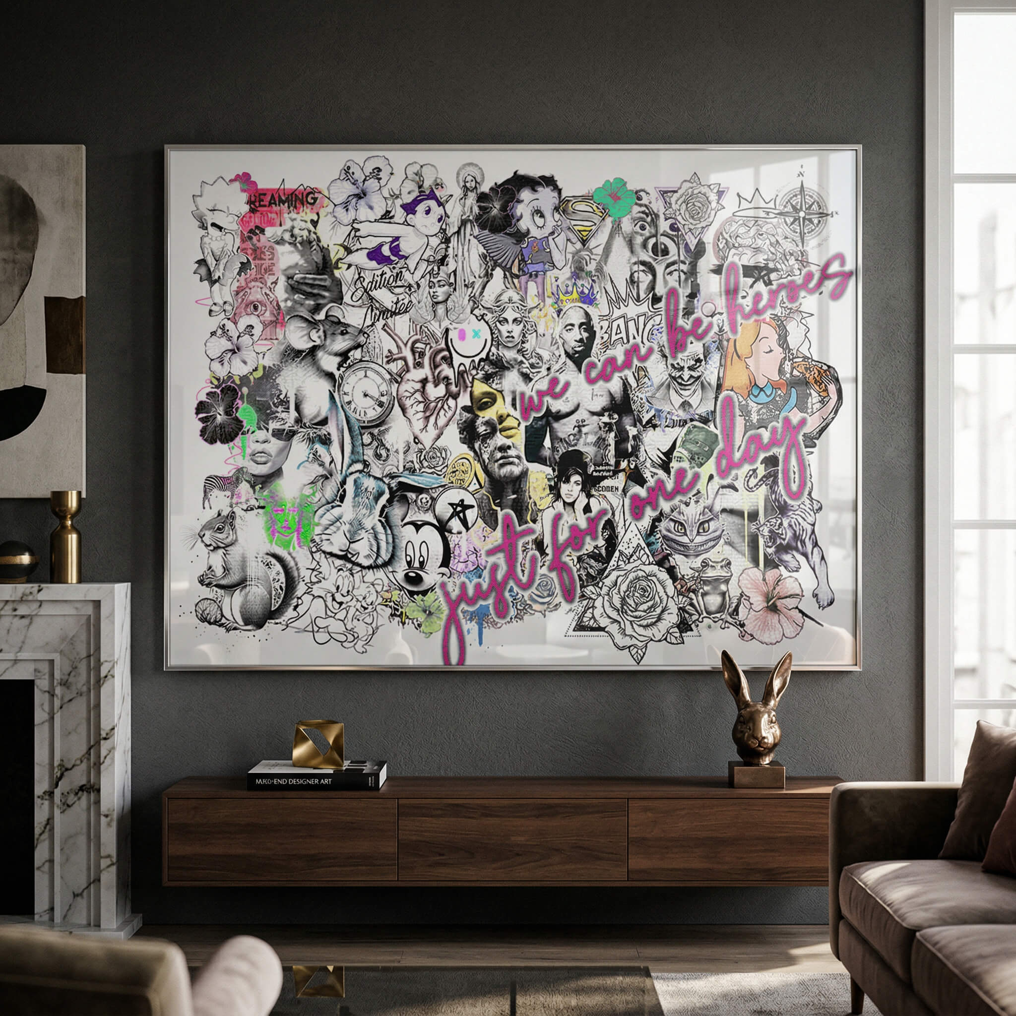 Pop Art Collage - Acrylglas