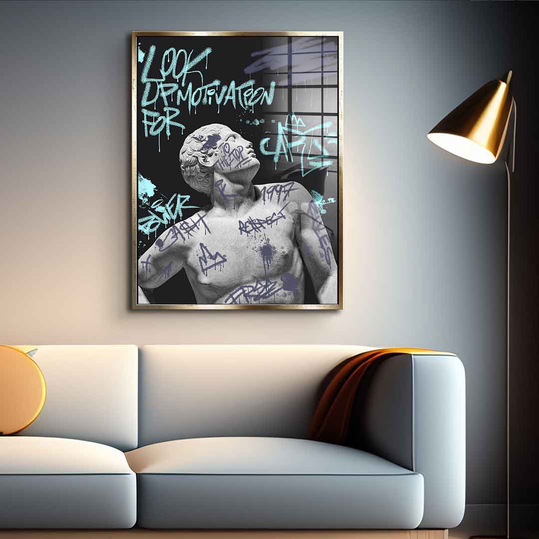 Look Up For Motivation - Acrylglas
