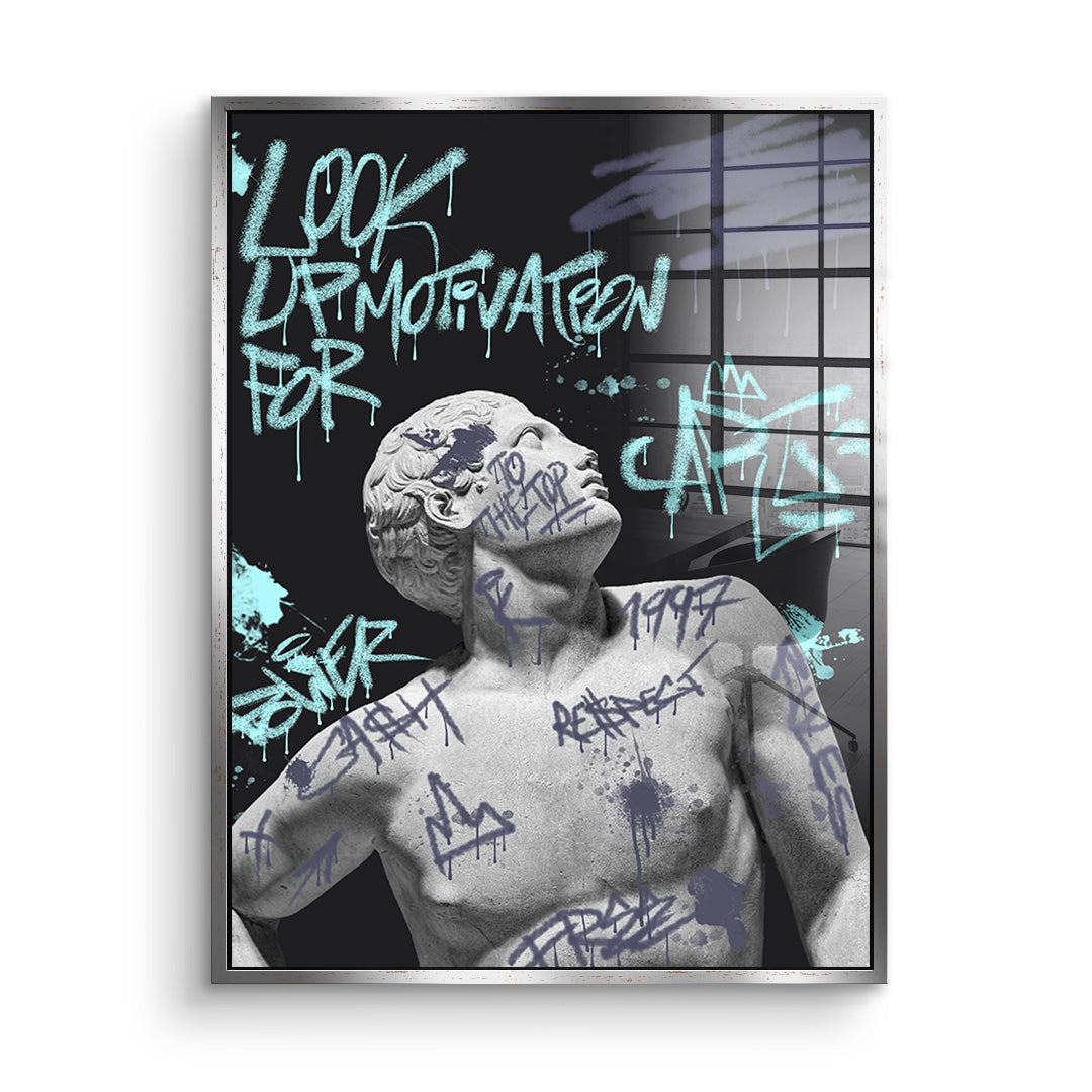 Look Up For Motivation - Acrylglas