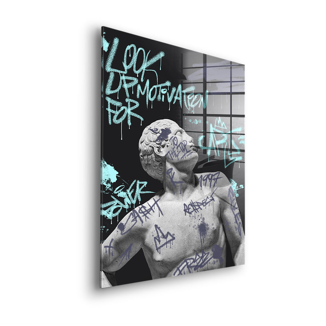 Look Up For Motivation - Acrylglas