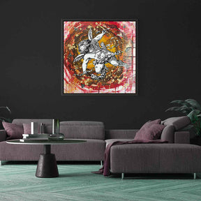 Hell still feels like heaven - acrylic