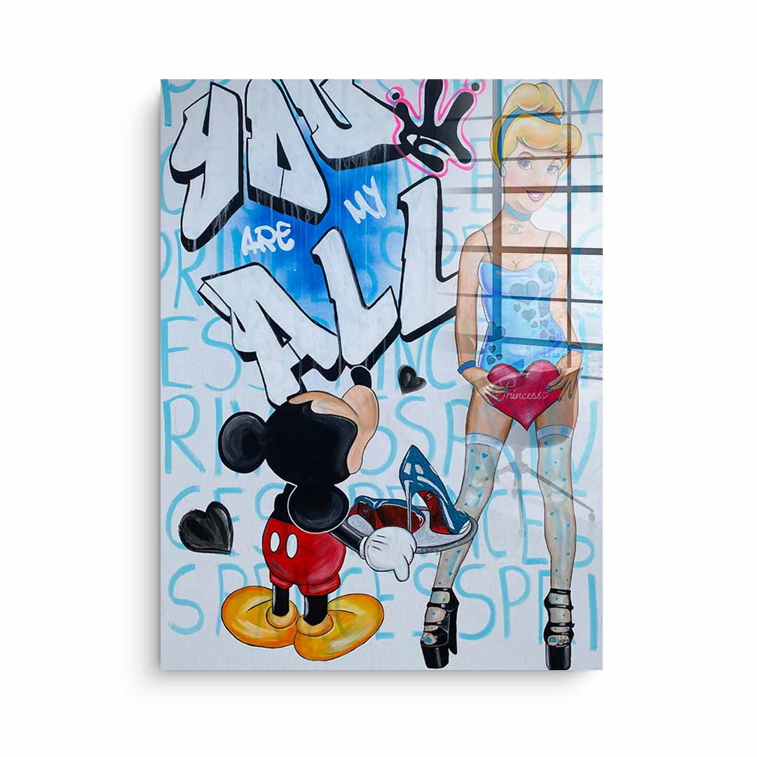 Blue Shoes - Acrylic glass