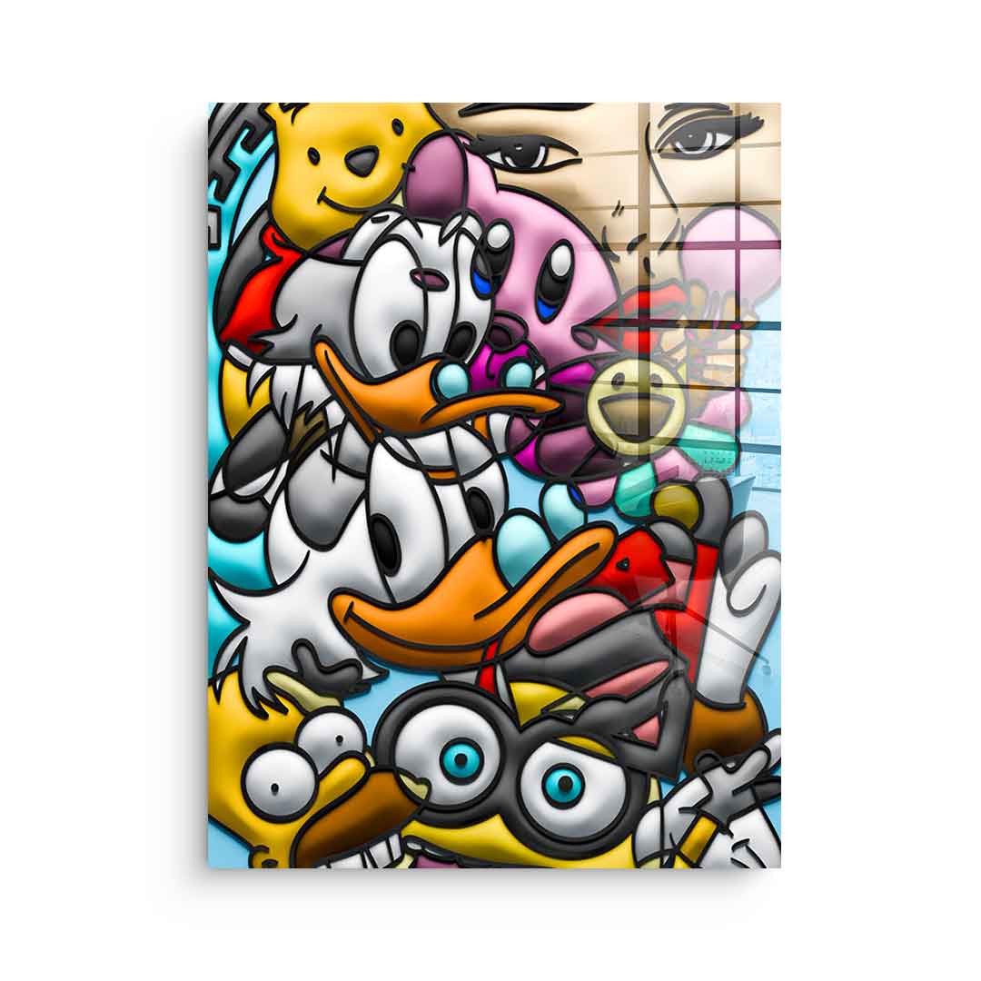 Pop Culture Patchwork - Acrylic Glass