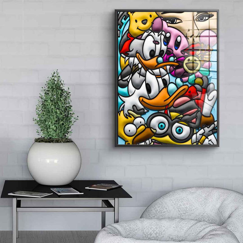 Pop Culture Patchwork - acrylic glass