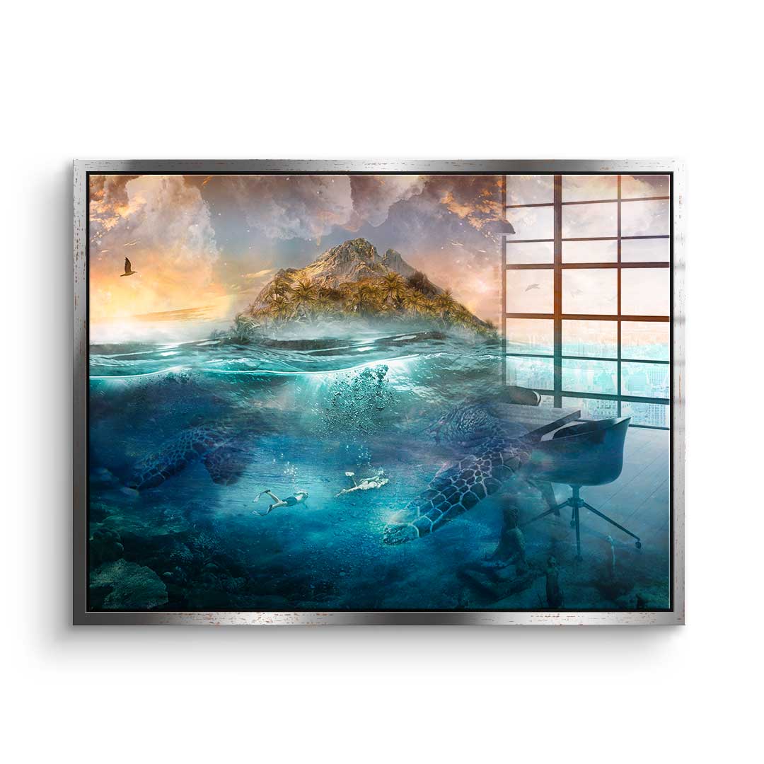 THE BEST THINGS IN LIFE HAPPEN UNEXPECTEDLY - Acrylglas