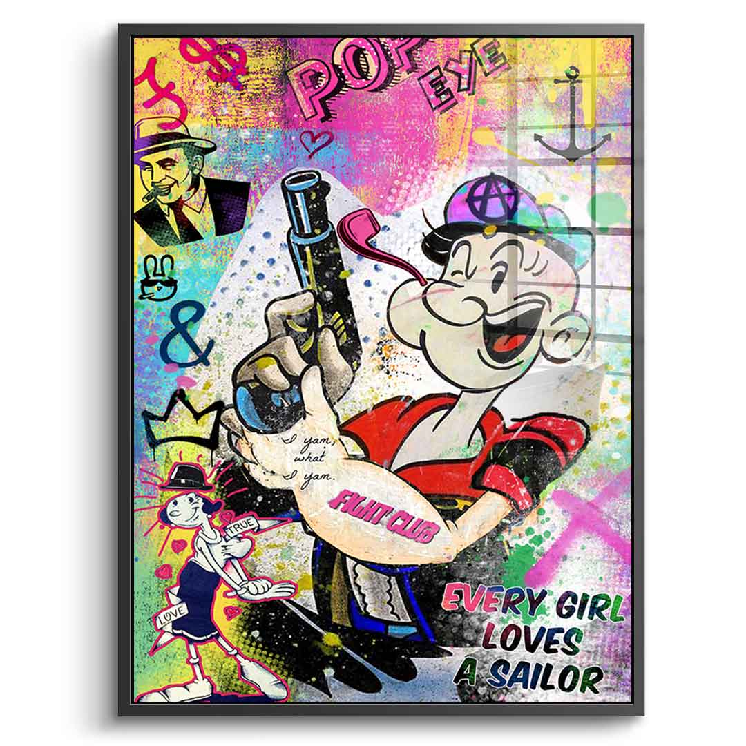Popeye - Acrylglas