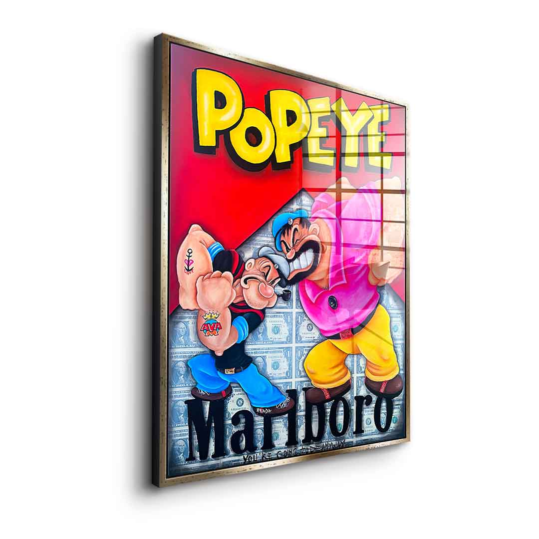 Popeye vs. Bluto - Acrylic glass