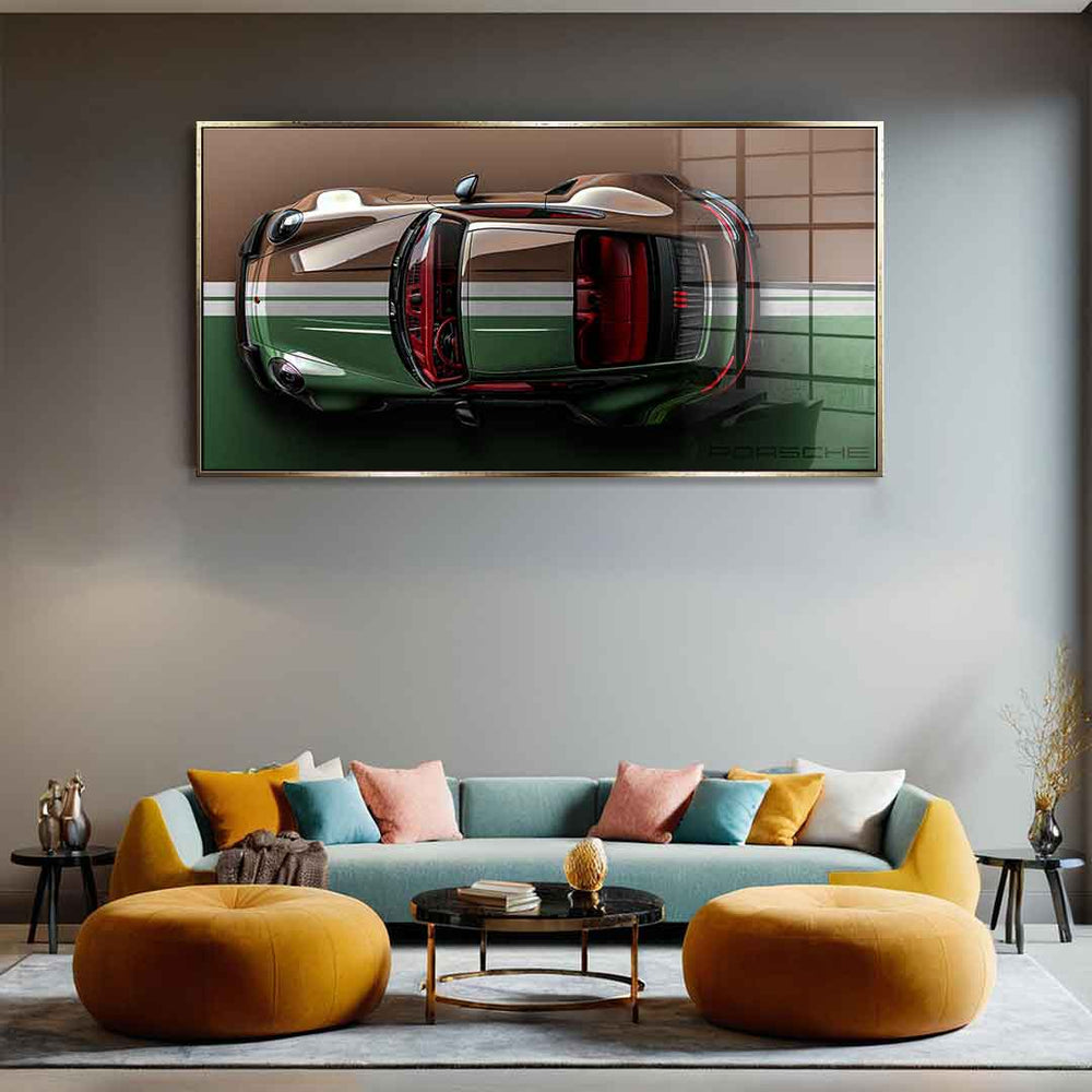 Porsche 911 Targa Acrylglasbild – Ansicht 3
