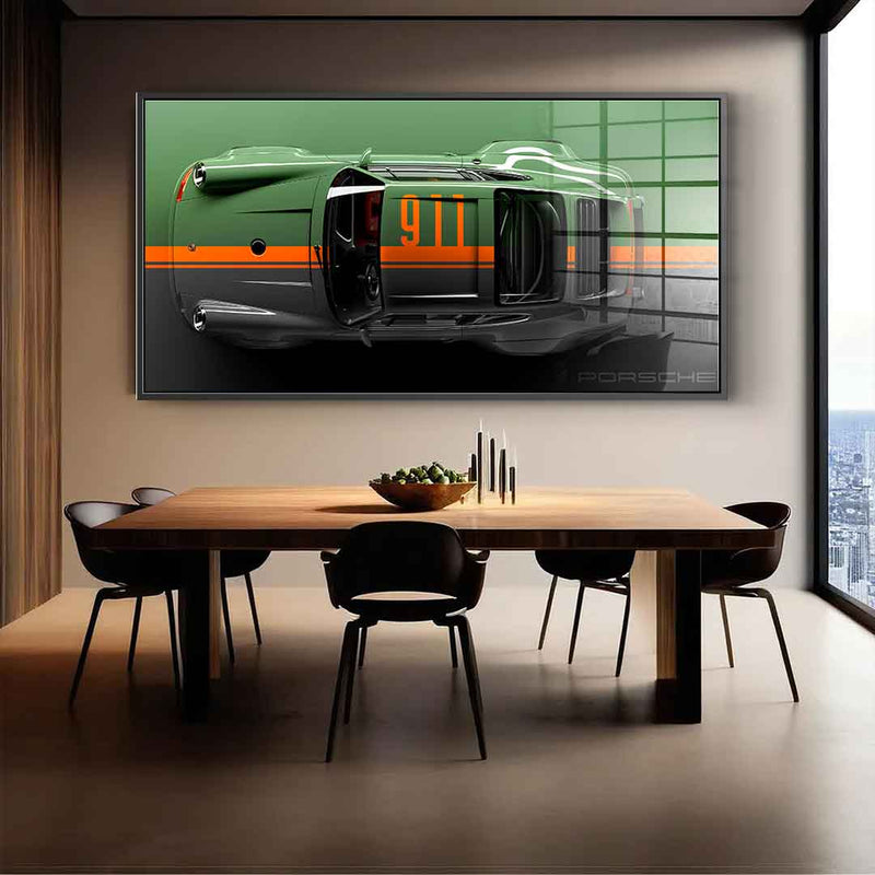 Porsche 911 - acrylic glass