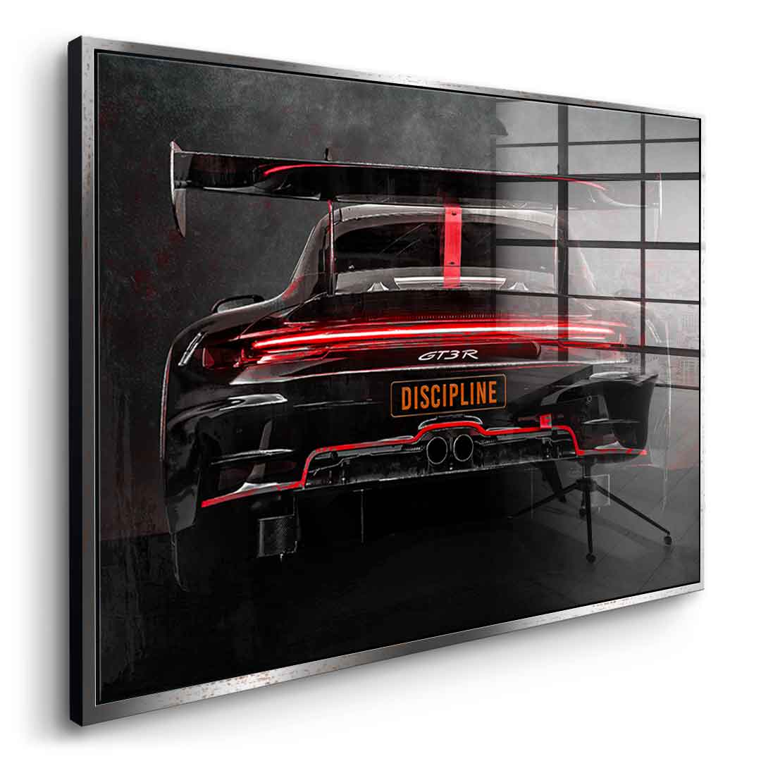 Porsche Backside - Acrylglas
