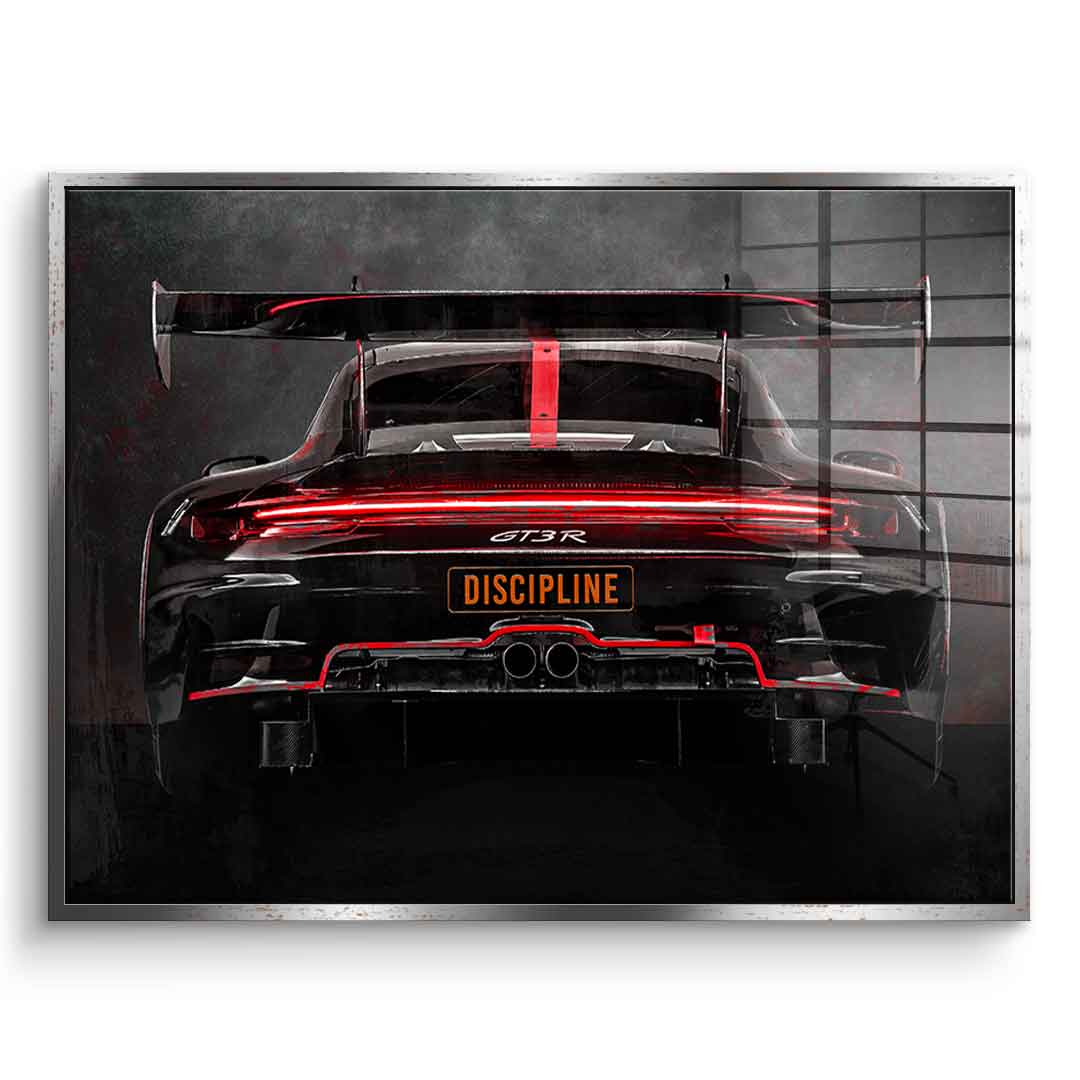 Porsche Backside - Acrylglas