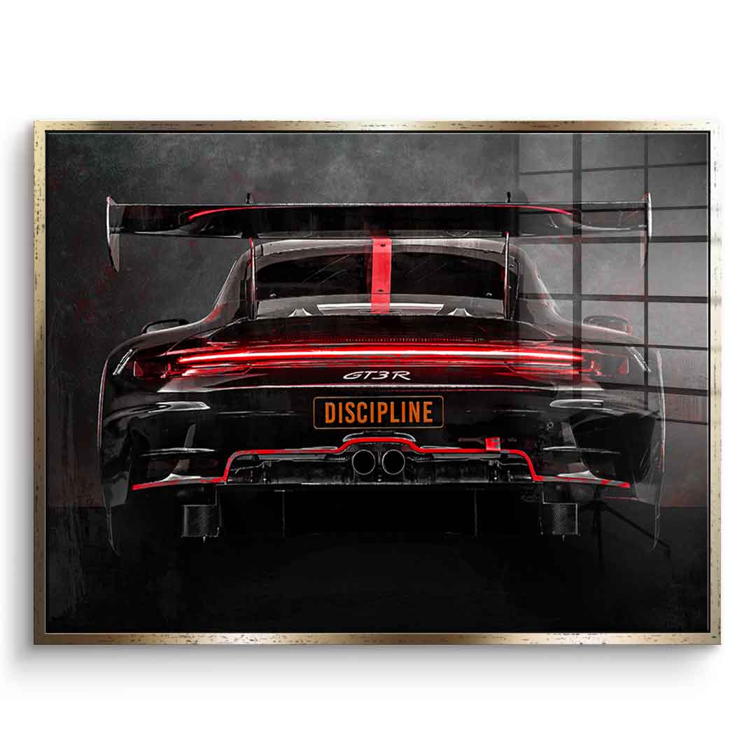 Porsche Backside - Acrylglas