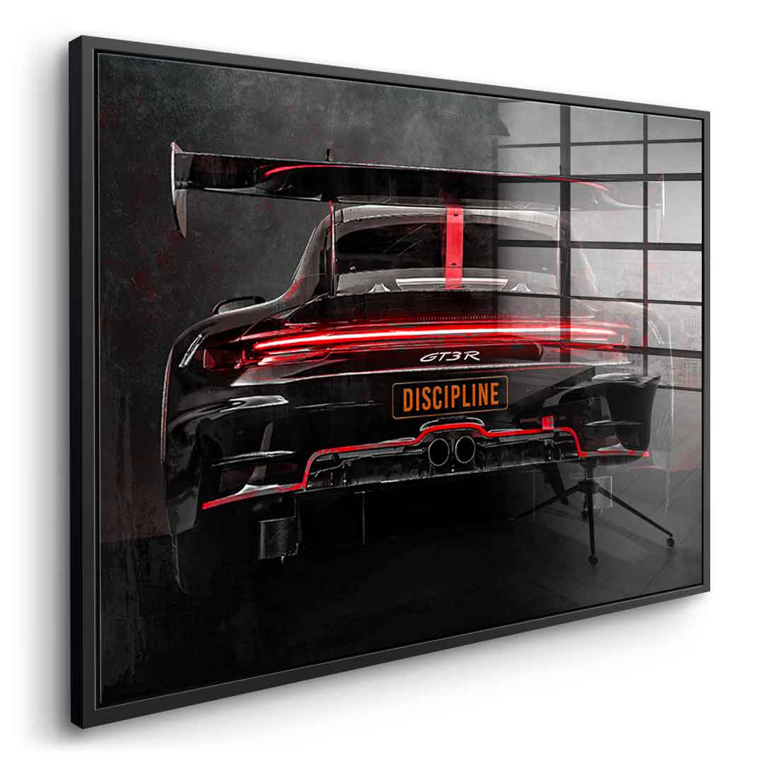Porsche Backside - Acrylglas