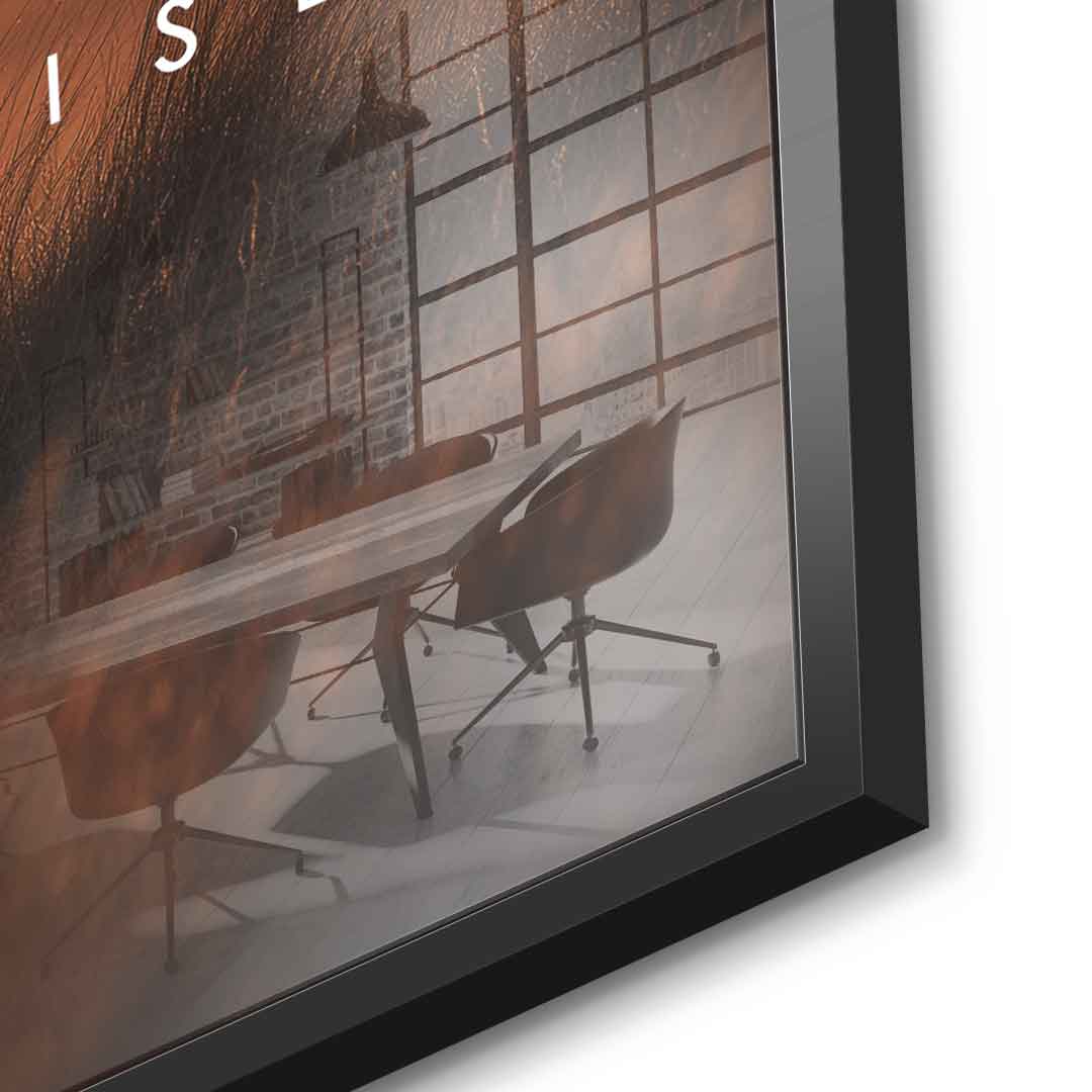 Power Doesn't Need Noise - Acrylglas