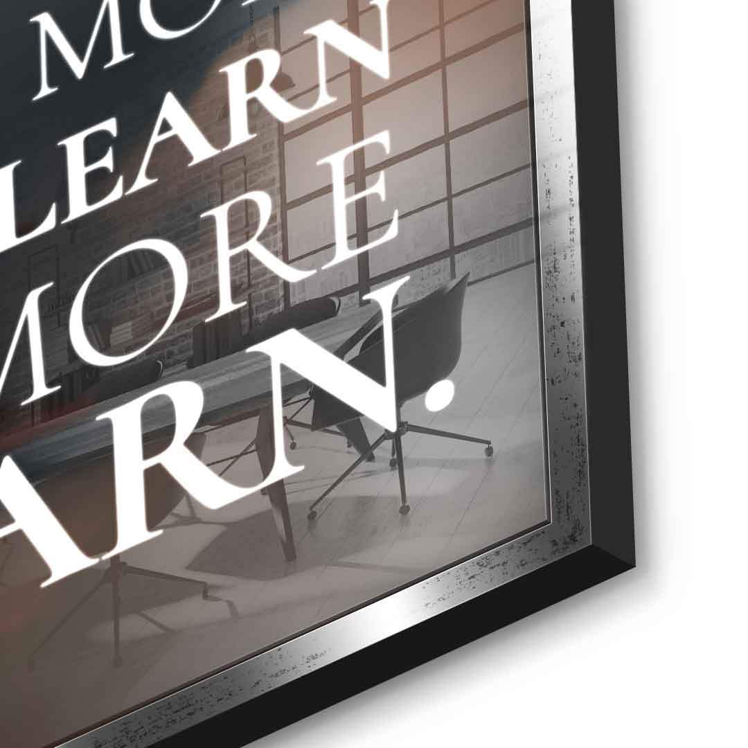 Power of learning - Acrylic glass